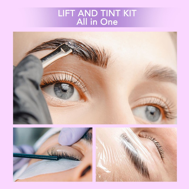 Eyelash Eyebrow Lamination Kit Professional Fast Styling 16ml Liquid 20ml