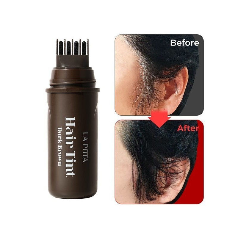 5-Second Gray Hair Cover Rapita Tattoo Hair Tint No Hair