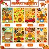 Thanksgiving Stickers for Kids 40 Sheets Make a Turkey Face