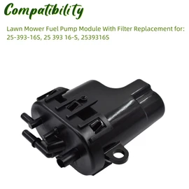Timunr 593890 25-393-16S 2539316S Lawn Mower Fuel Pump Module With Filter Replacement for Kohler ECH ECV 25 393 11-S, 25 393 10-S, 25 393 09-S Model