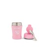 Twistshake Contenedor de alimentos aislado 350ml Rosa Pastel