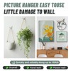 Super Hooks Picture Hanger,Gorilla Hooks - Hang Art, Clock, Shelves,
