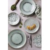 Tognana Teal Dessert Plate, 20 cm, Made in Italy, Light