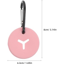 Porta Bolsas para Perro Clip Manos Libres de Silicona y Metal, Ligero y Resistente, Incluye 8 Piezas Adecuado para Paseos y Uso Diario