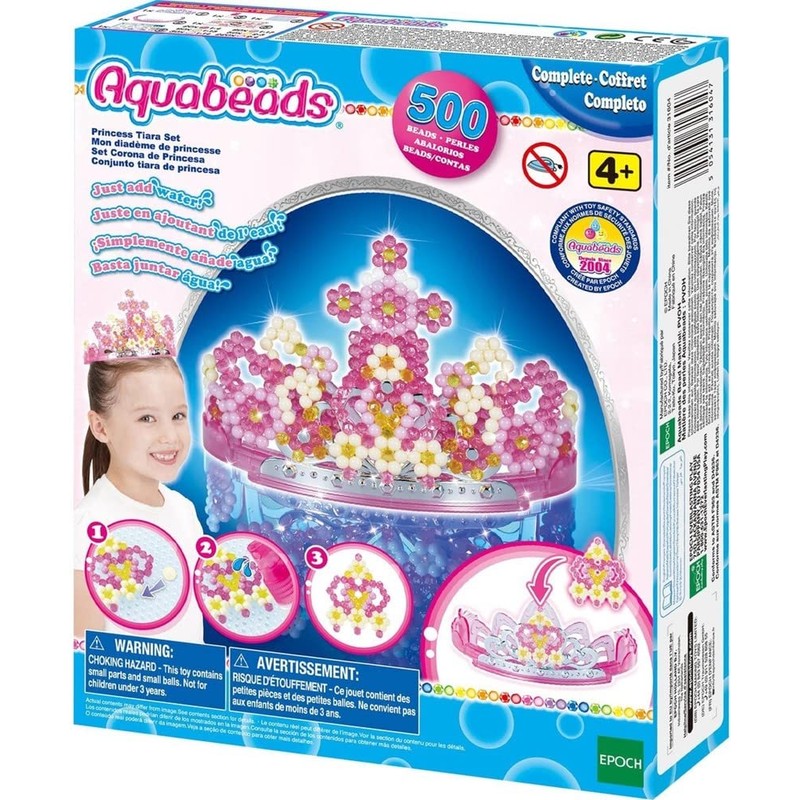 Aquabeads Princess Tiara Set, Art & Craft bead kit 31604