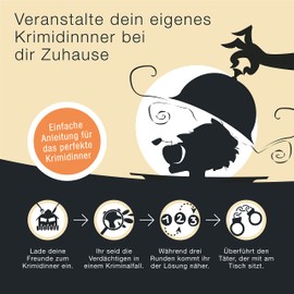Culinario Mortale – Expedition into Death – Home Crime Dinner for 5 - 7 People [German Language Product]
