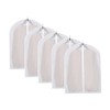 Clear Garment Bags Clothes Covers Protecting Dusts, Odor-free Plastic Garment