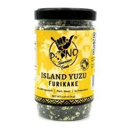 Pono Hawaiian YUZU ISLAND Rice Seasoning - Gluten-Free and Non-GMO - Multi-Purpose Rice Seasoning – Free from Preservatives and Artificial Colors – Japanese Seasoning - 2.5 oz