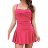 HomeTzaryn Swimming Suits for Women Tummy Control Swim Dress Skirt