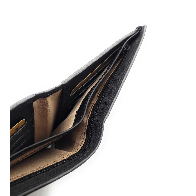 Lemasi Genuine Leather Minimalist Men's Wallet with RFID Protection Nappa