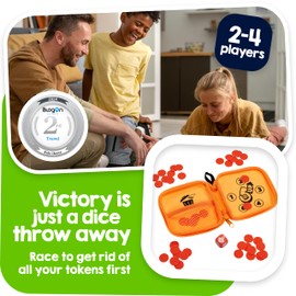 TOMY Games 5 UP Dice Game - The Push Your Luck Dice Game for Kid and Adult Games - Family Games and Stocking Stuffers for Kids - Fast Paced Dice for Christmas Games Family Game Night - 2 to 4 Players