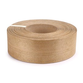 Skelang Cherry 2" x 50' Roll Wood Veneer Edge Banding Preglued Iron-on with Hot Melt Adhesive Edgebanding Flexible Wood Tape