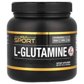 California Gold Nutrition, Sports, L-Glutamine Powder, AjiPure®, Gluten-free, 454g (1lb) / California Gold Nutrition (캘리포니아골드뉴트리션), 스포츠, l-글루타민 분말, AjiPure®, 글루텐 무함유, 454g(1lb)