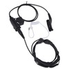 7.1mm Throat Mic Earpiece Retractable Walkie Talkie Headset with U94