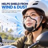 Transparent Mouth Mask for Cycling and Outdoor Wear – Clear