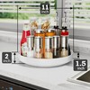 Ovicar Lazy Susan Cabinet Organizer - 11 inch Metal Turntable