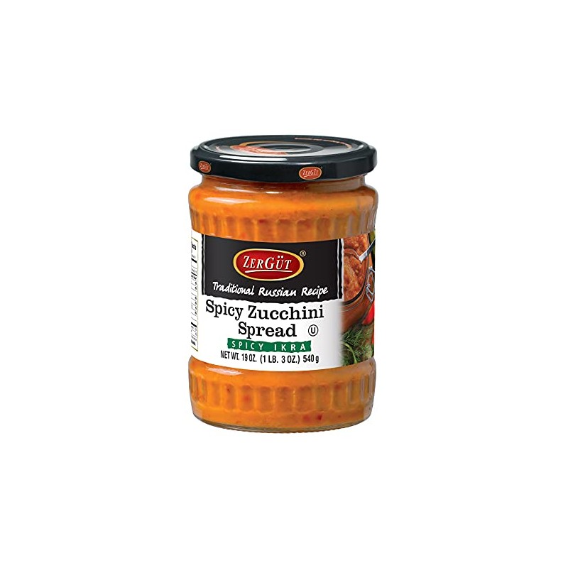 Zergut | Spicy Zucchini Spread | Plant Based Spread |