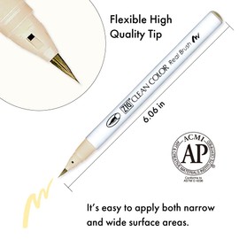 Kuretake RB-6000AT/6VG Brush Pen ZIG Clean Color Real Blush 6 Colors Pale Color Warm Color
