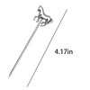 Natrspax 10 PCS Horse Cocktail Picks, Metal Cocktail Picks, Cocktail
