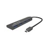 Icybox USB 3.0 Hub - Black