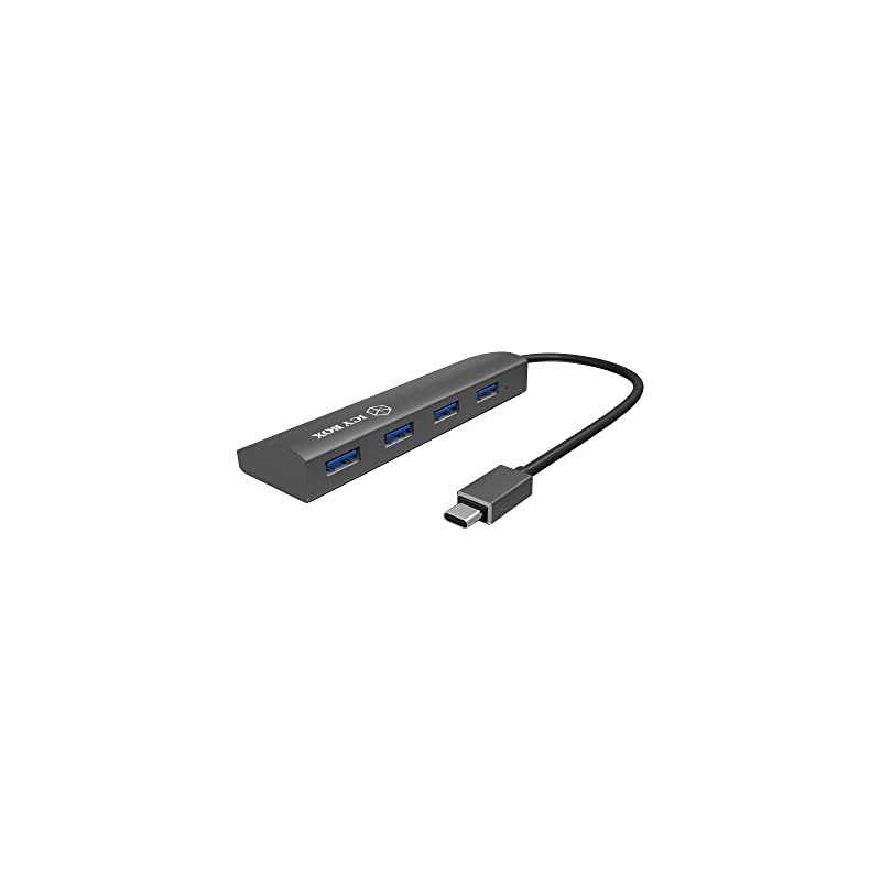 Icybox USB 3.0 Hub - Black