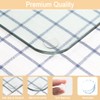 Premium Clear Soft Glass Table Top Bumper, Anti Slide and