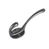 10X CLASSIC ANTIQUE INDUSTRIAL STYLE DOUBLE COAT HOOK CAST IRON