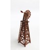 Outland Models Railway Layout Country Farm Windmill (Brown) HO Scale