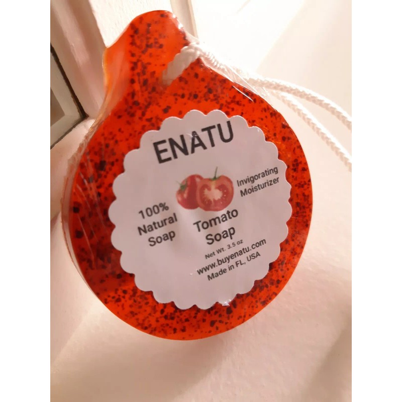 Enatu Handmade Tomato Soap for glowing and Healthy Skin 3