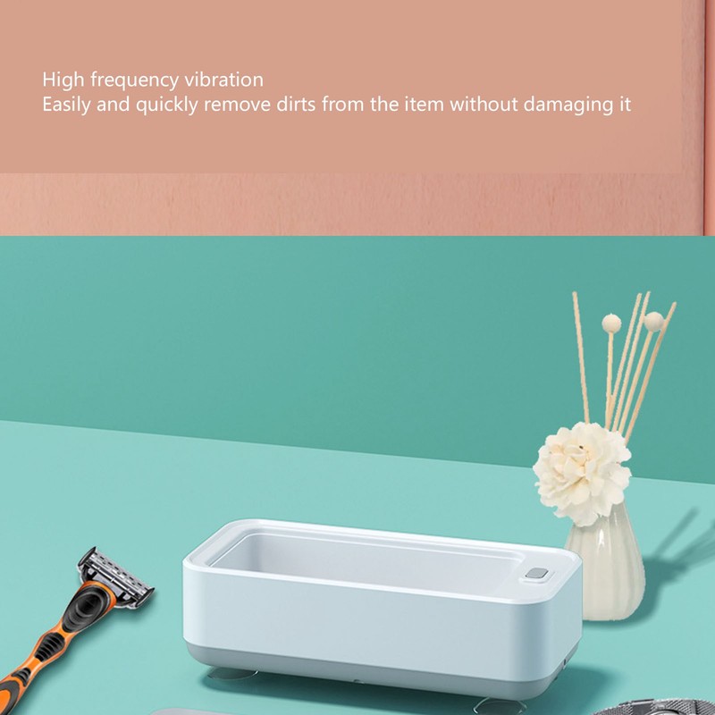 Jewelry Cleansing Machine High Frequency Vibration Remove Dirts Eyeglasses Mouth