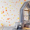 Polka Dots Wall Stickers, Pack of 128, Round & Hand-Drawn