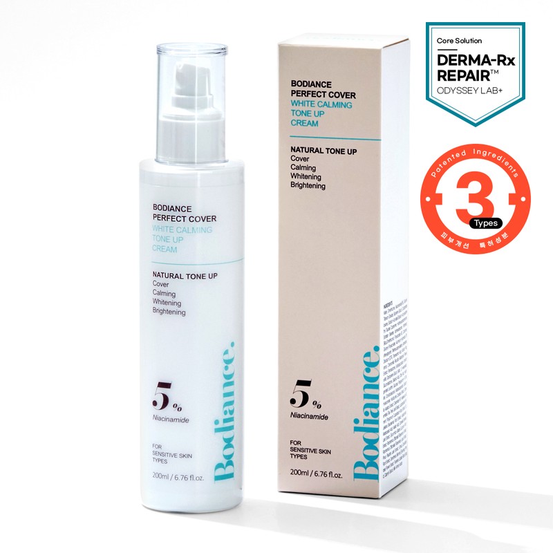 Bodiance Perfect Cover White Calming Tone Up Cream 200ml -