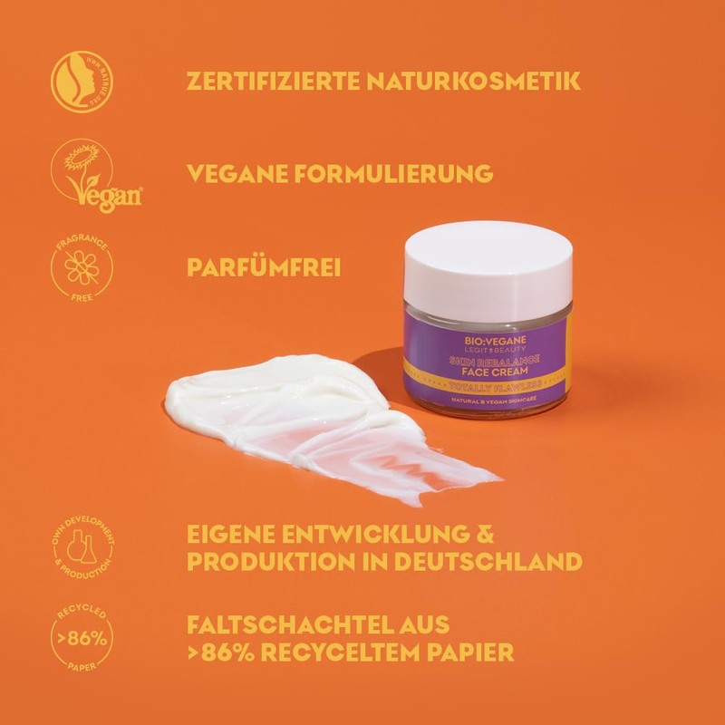 Organic: Vegan Skin Rebalance Face Cream