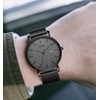 Men's Wristwatch, Simple, Waterproof, Analog, Business, Milanese Mesh Strap, Stylish,