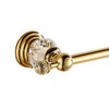 WNEBATH Crystal Gold Towel Bar, Gold Adjustable Bathroom Towel Holder