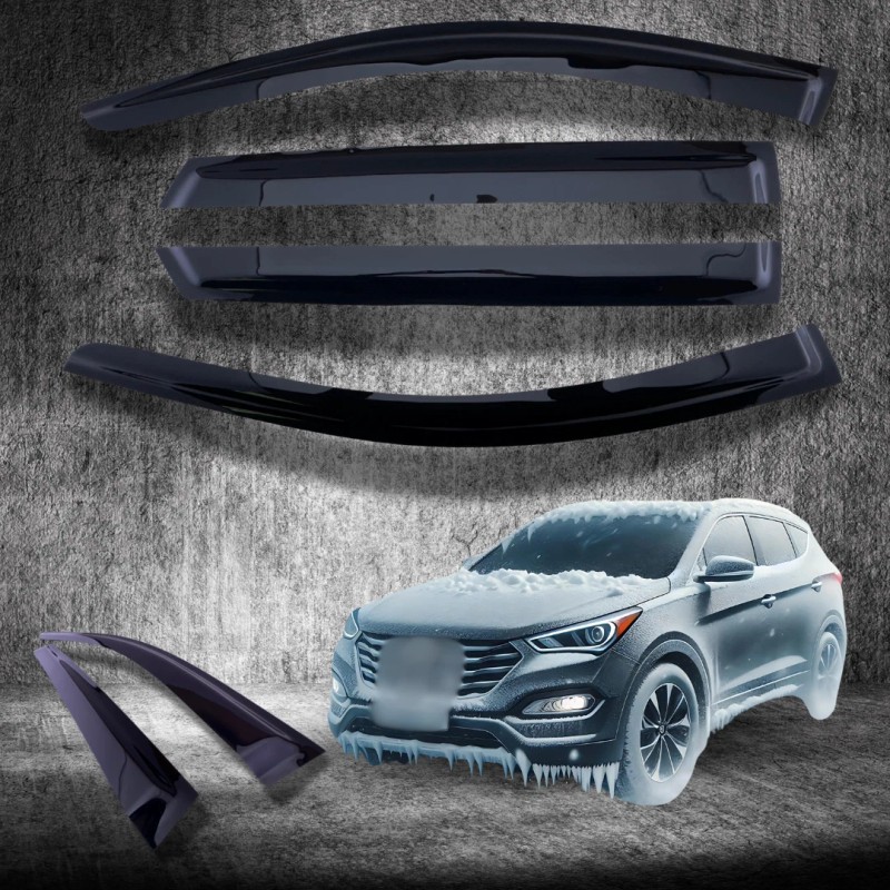 GIT Fits 2013-2018 Hyundai Santa Fe Out-Channel Window Visor Sun