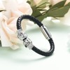 Minicremation Cremation Bracelet Jewelry Skull Urn Bracelet for Ashes for