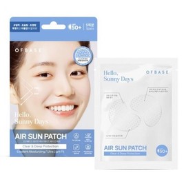 Ob Base 오브베이스 3세대 투명 에어썬패치 5매팩 초박피형 OB Base 3rd Generation Transparent Air Sun Patch 5 Sheets Ultra Thin Type