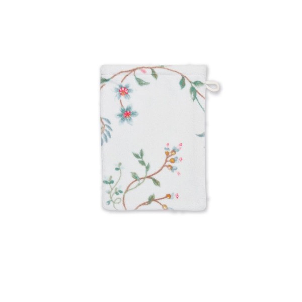 PIP STUDIO Les Fleurs Wash Mitt White 16 x 22