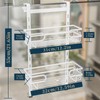 Consumest Over The Door Shower Caddy - 2 Tier Adjustable