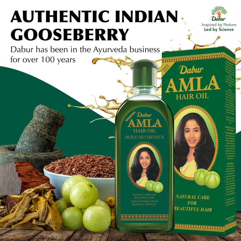 Dabur Amla Hair Oil – Nourishing Herbal Oil for Stronger,