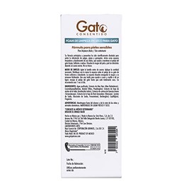 Gato Consentido - Foam de Limpieza en Seco, Shampoo en Seco para Gatos, Ideal para Mantener la Higiene de tu Mascota, 150 ml