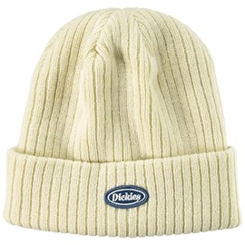 Dickies LOGOWAPPEN KNITCAP Unisex Adult Beanie, white (off-white), 57 to 59 cm