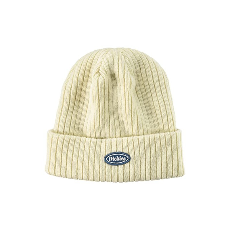 Dickies LOGOWAPPEN KNITCAP Unisex Adult Beanie, white (off-white), 57 to