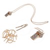 GIN GEOMIR 3-Pack Loud Sports Whistles with Lanyards - Ideal