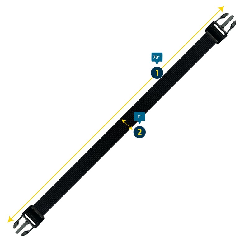 Seal Skin Covers Boat Cover Tie Down Straps 12-Pack with