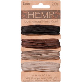 DARICE 1936-86 Hemp Earthy Card Set, 20-Pound by 120-Feet, Assorted
