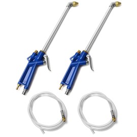 QWORK 2 Set Air Blow Gun Pneumatic Engine Cleaning Gun with 4Ft Hose, Cleaning Degreaser Sprayer Tool