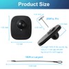 250Pcs 8.2Mhz RF Security Clothing Tags Black Retails EAS Clothes