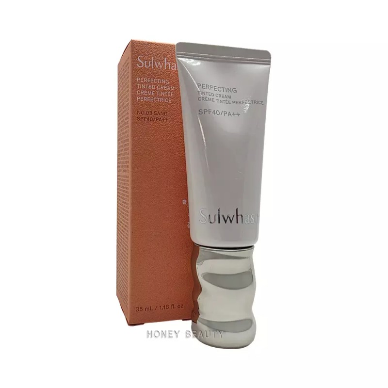 Sulwhasoo 설화수 퍼펙팅 틴티드 크림 SPF40/PA++ 35ml 3호 샌드 Sulwhasoo
